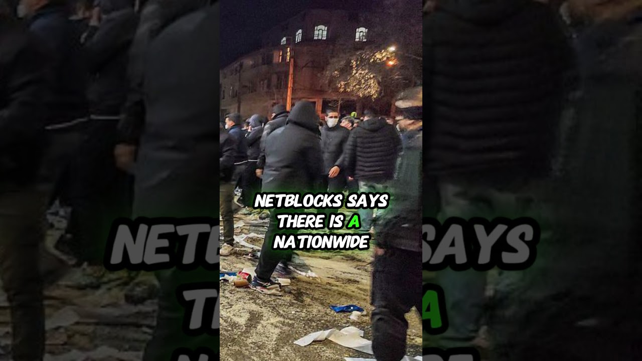 Internet blackout in Iran as large anti government protests held across country