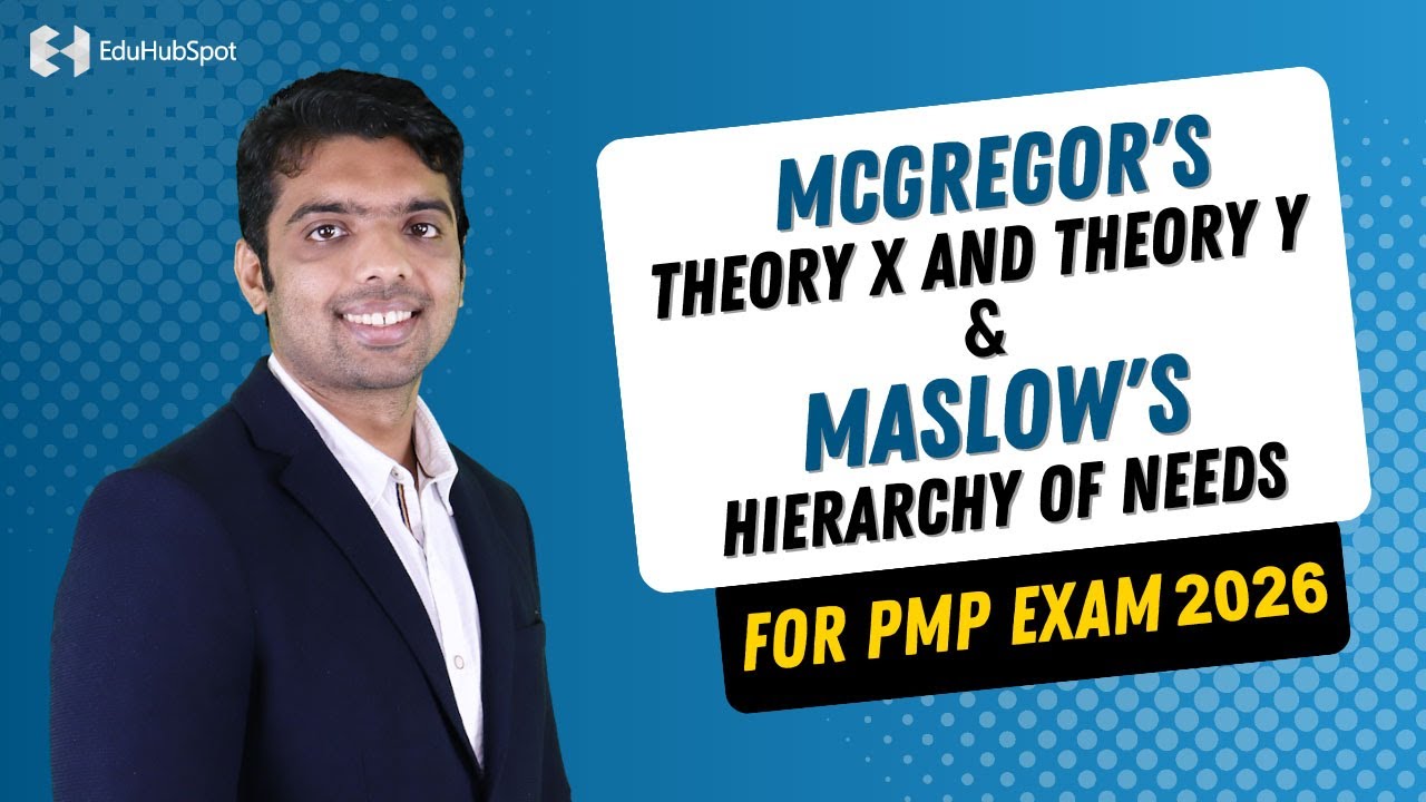 McGregor's Theory X and Theory Y & Maslow's Hierarchy of Needs for PMP EXAM 2026