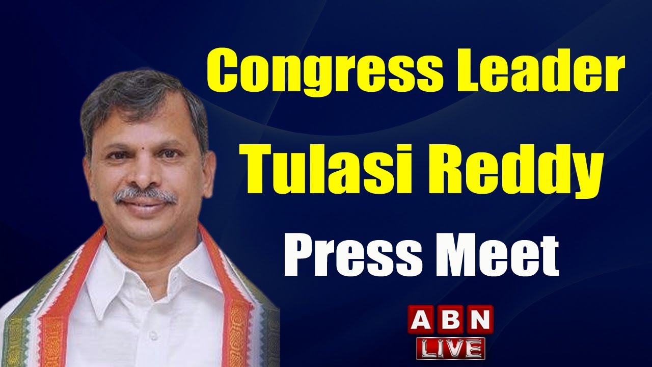LIVE : Congress Leader Tulasi Reddy Press Meet || ABN LIVE