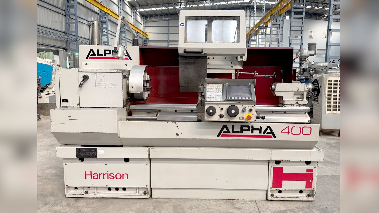 CNC Lathe Machine - Harrison (England) Alpha 400 - 1250 mm Length of Job