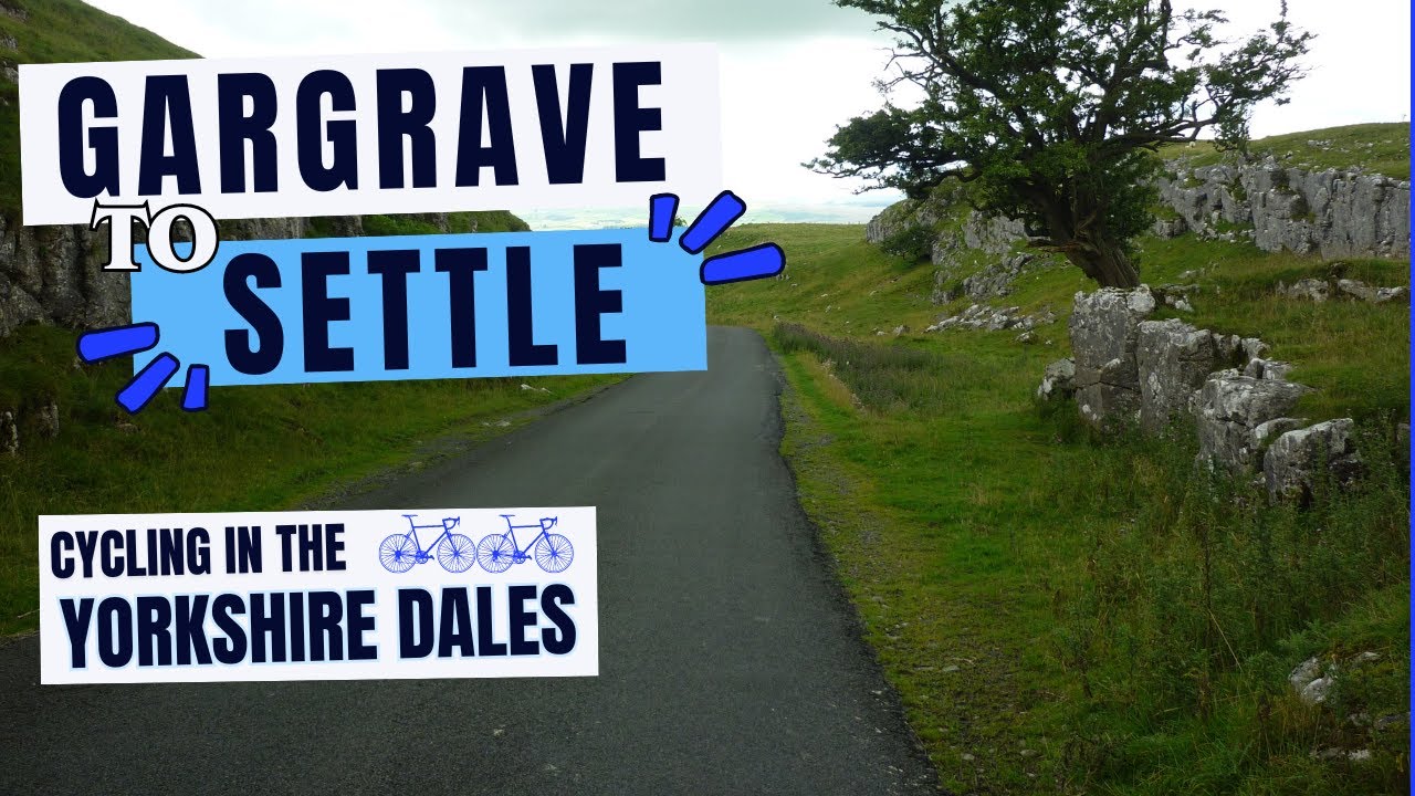 Cycling from Gargrave to Settle via quiet lanes & moorland, Yorkshire Dales cycle routes.
