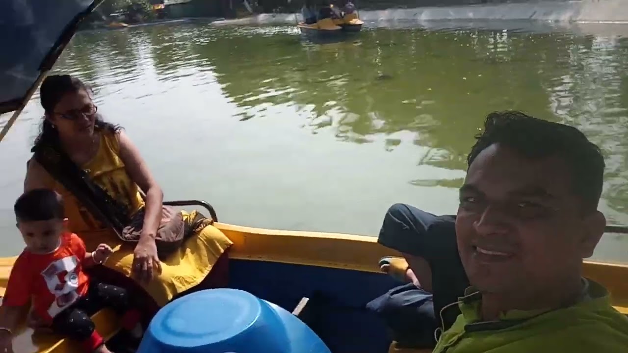 Boating at Borgaon Water Park Near Satara
