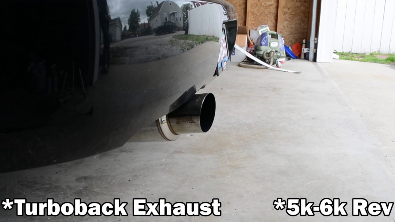 2005 Subaru STI Exhaust Compare - Stock vs Catback vs Turboback
