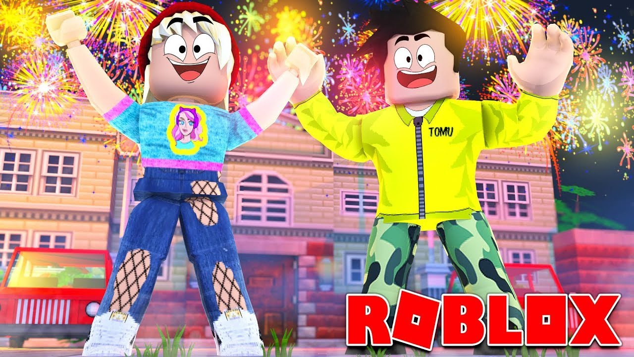 Firar nyår i Roblox 🎆🍾🎉