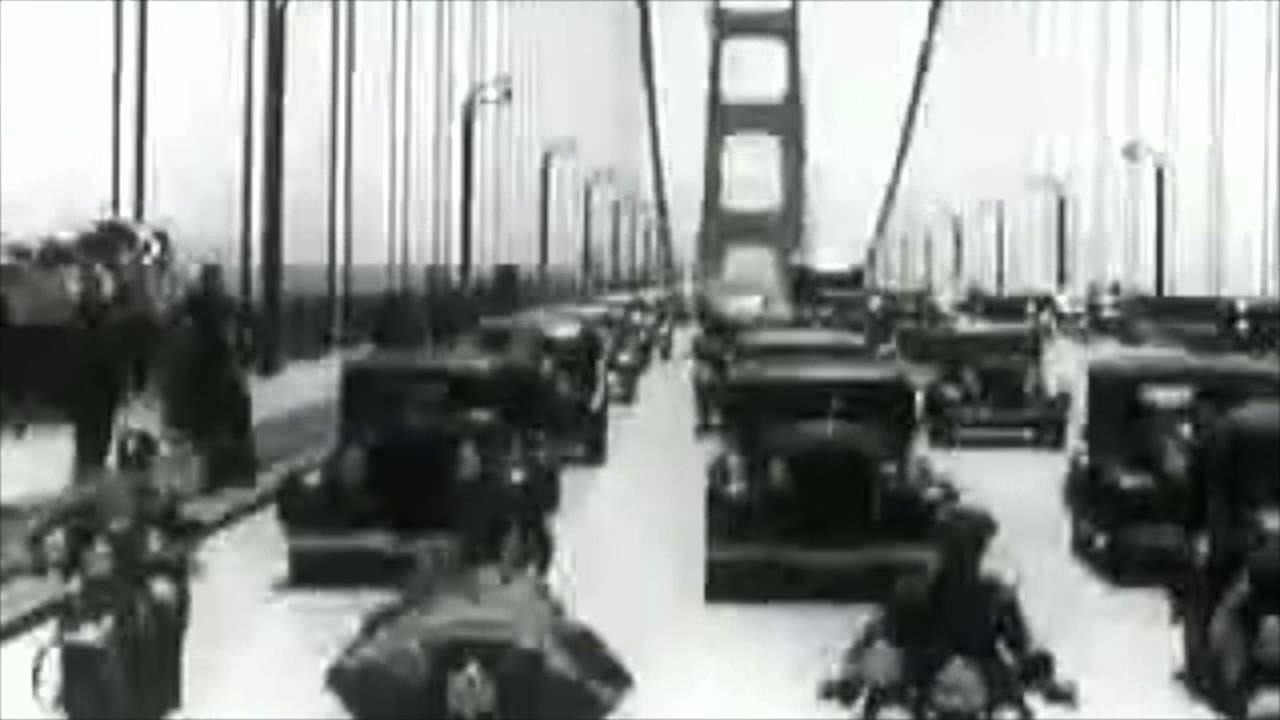 Rare film of the opening of the Golden Gate Bridge in 1937