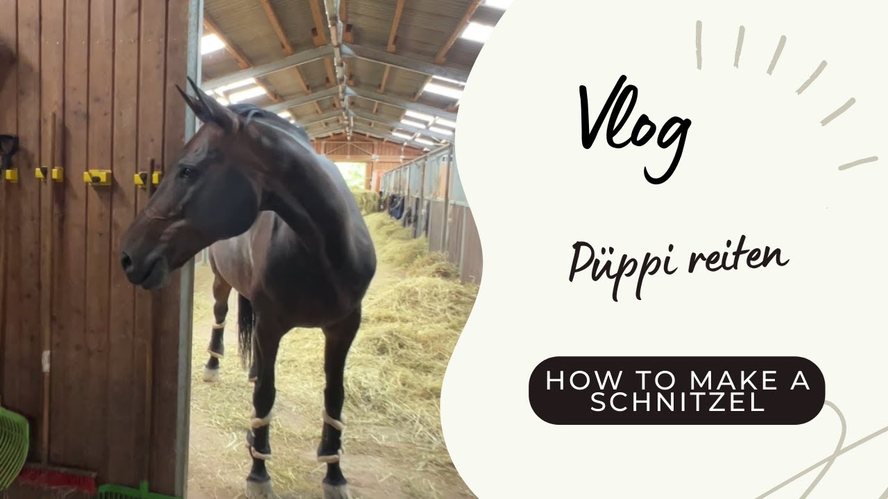 Püppi reiten und wie man ein Schnitzel macht 🤣