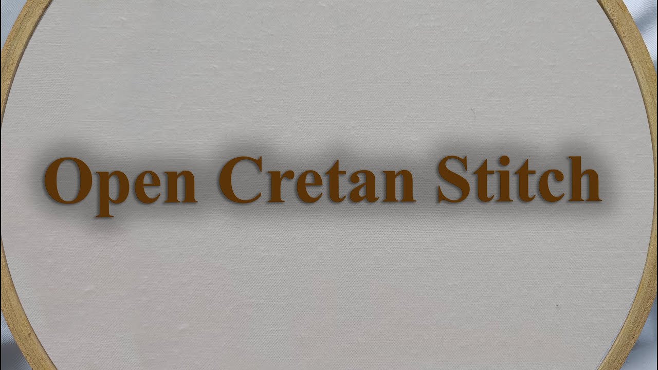 Open Cretan Stitch  |  SY Embroidery