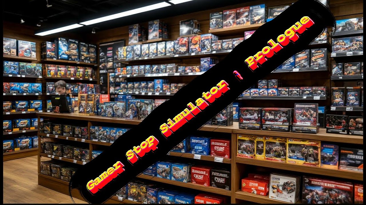 Gamer Stop Simulator : Prologue-Открыл магазин с видеоиграми.