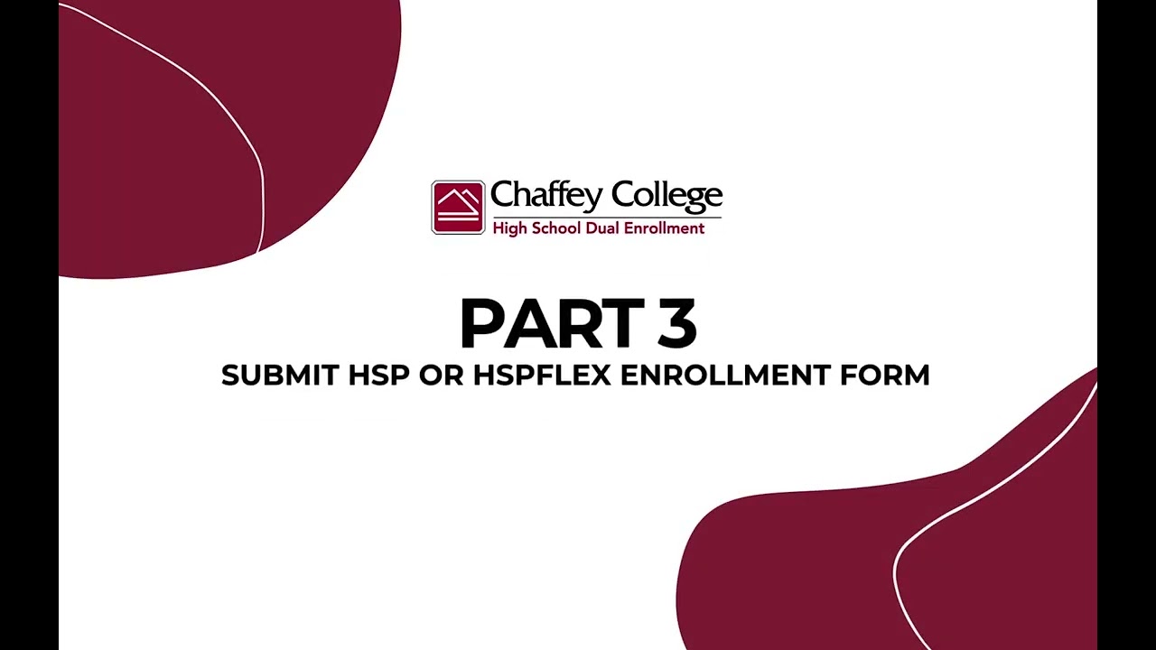 How to Enroll in Dual Enrollment | Chaffey College