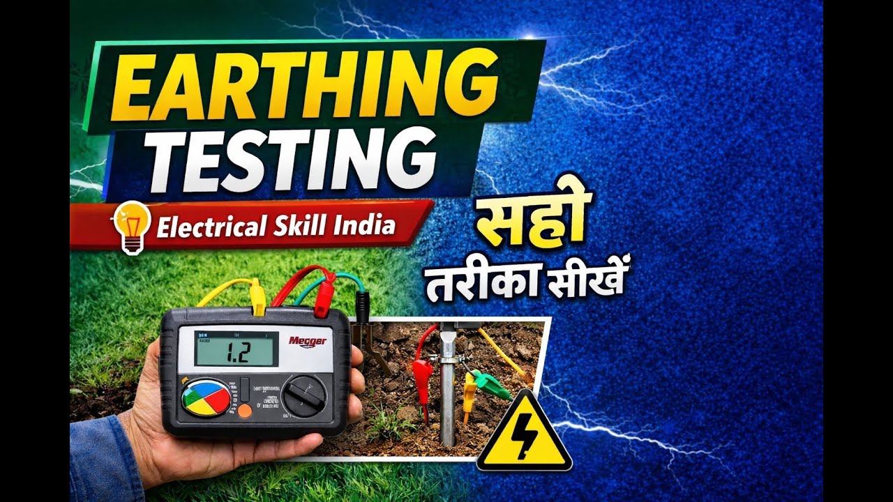 Earthing Testing कैसे करें? पूरा Practical तरीका / Earthing Test करने का सही तरीका ..