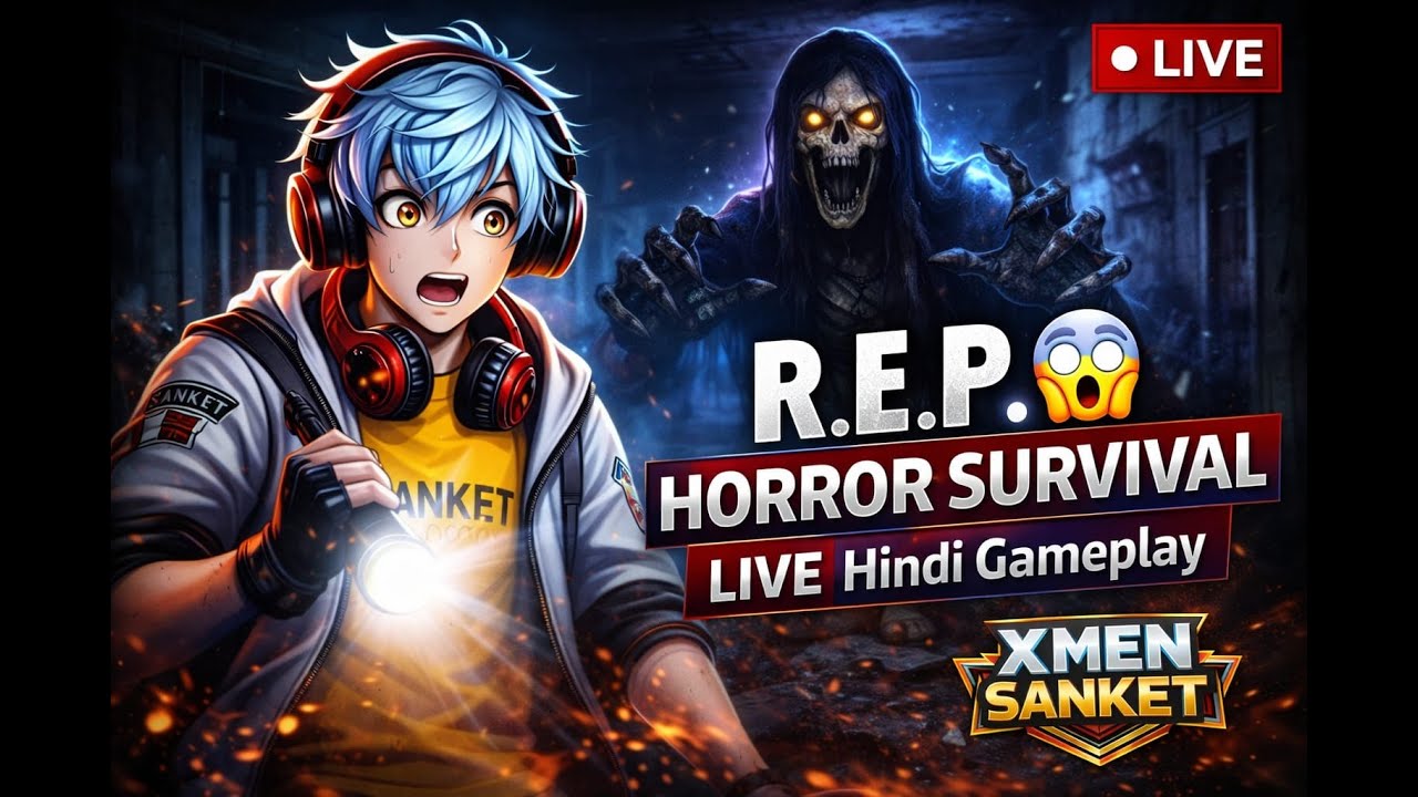 R.E.P.O LIVE 😨 Scary Moments Guaranteed | X MEN SANKET