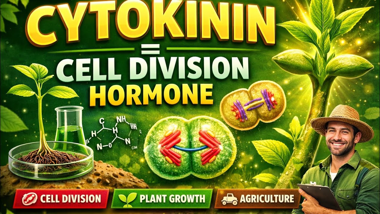 Cytokinin Hormone in Plants | Cell Division Hormone | Complete Hindi | Hormone -3 