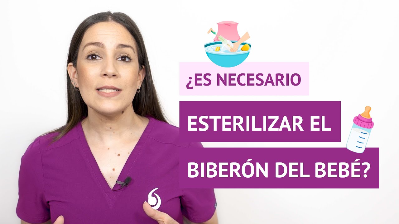 ¿Es necesario esterilizar el biberón del bebé? ¿Hasta cuándo?