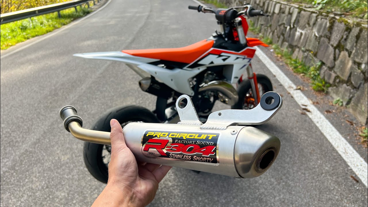QUESTO SCARICO E' ILLEGALE 🤯 KTM 125SX 2023 + PROCIRCUIT R304