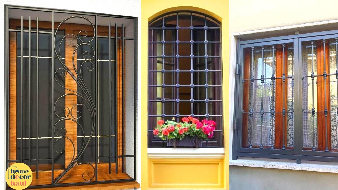 Window Iron Grill 2022 | Modern Window Grill Design | Home Decor Haul