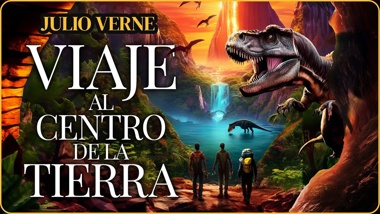 🌋 AUDIOLIBRO Viaje al centro de la tierra | de Julio Verne | COMPLETO en español latino (voz humana)