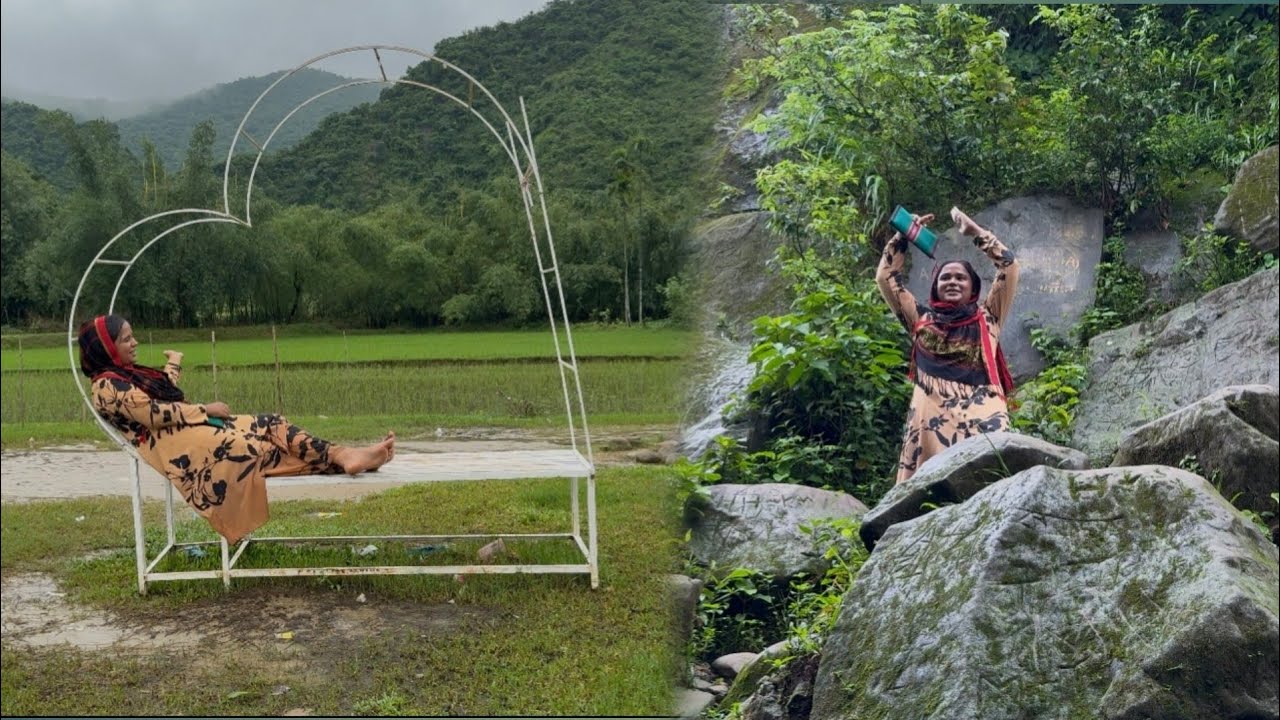 প্রাকৃতিক সৌন্দর্যের লীলাভূমি আমার গ্রাম পাঁচগাঁও চন্দ্রডিঙ্গা/আজ সারাদিন পাহাড় ঘুরে বেড়ালাম 