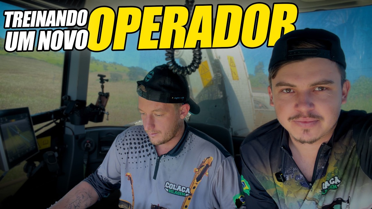 TREINANDO UM NOVO OPERADOR NA FORRAGEIRA CLAAS