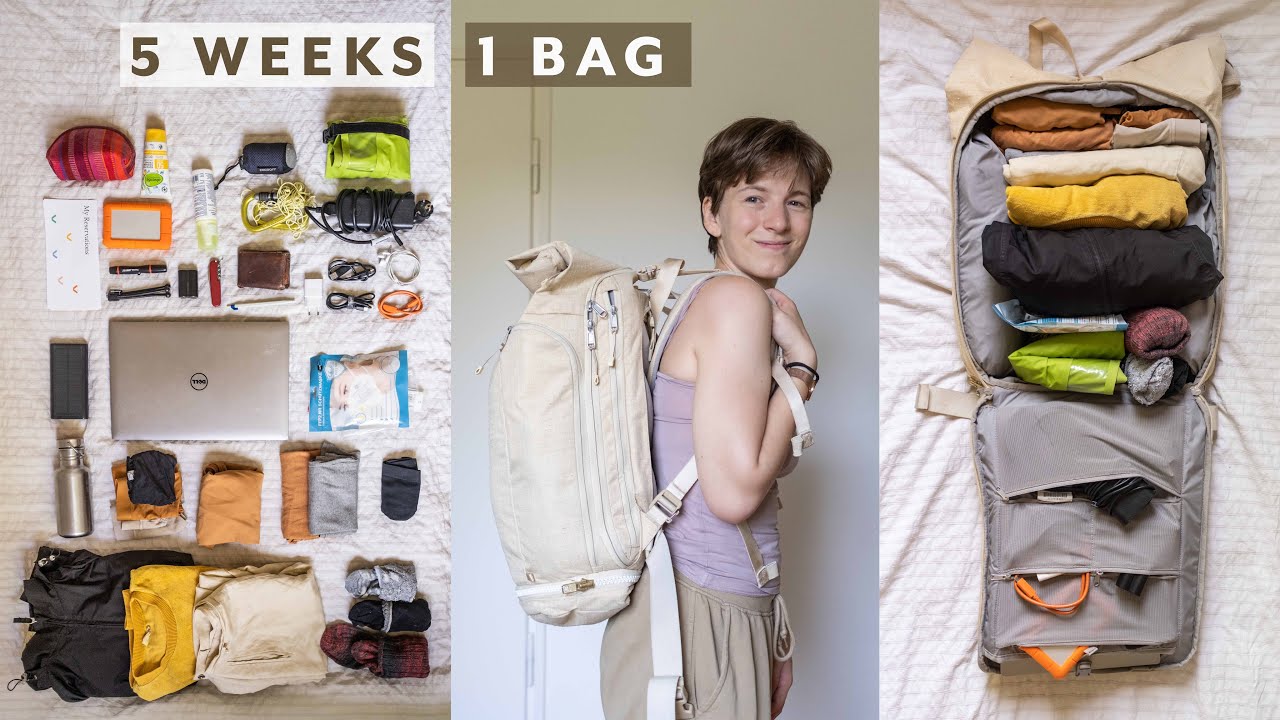 Minimalist Packing | 5 Week Scandinavia Trip in a Small Backpack | Interrail & Airbnbs in Summer