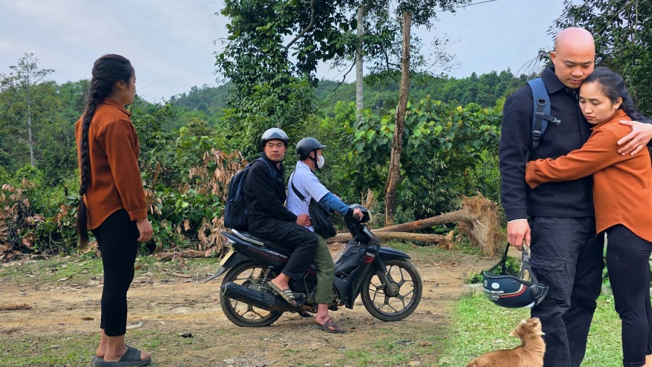 care for a baby goat. plant a vegetable garden. the doctor came to check Chieu's health again.