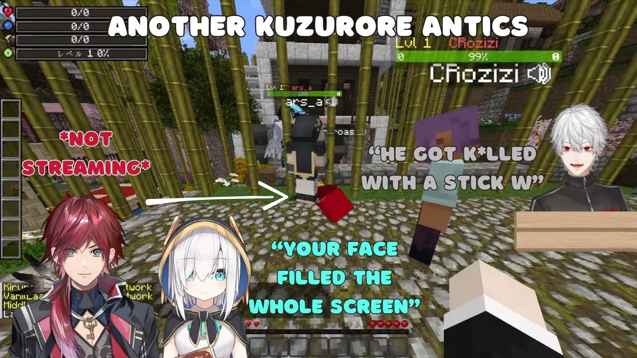 【ENG SUB】VCR Minecraft Kuzuha and Not Streaming Lauren【 ローレン・イロアス / アルス・アルマル / 葛葉 / NIJISANJI 】