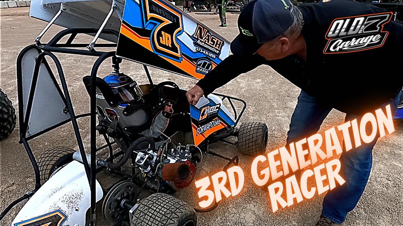 Learning how to race just like Dad -Kart Racing night #2 - Doe Run Raceway #TheNashinator