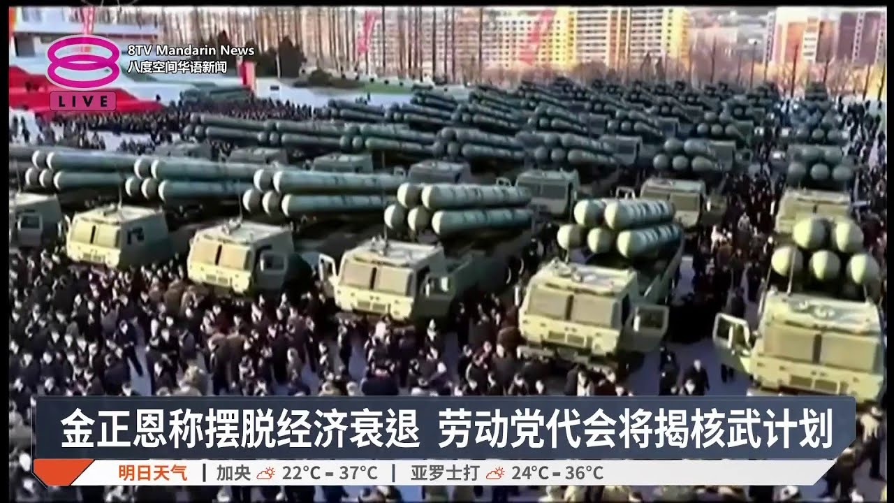 金正恩称摆脱经济衰退 劳动党代会将揭核武计划【2026.02.20 八度空间华语新闻】