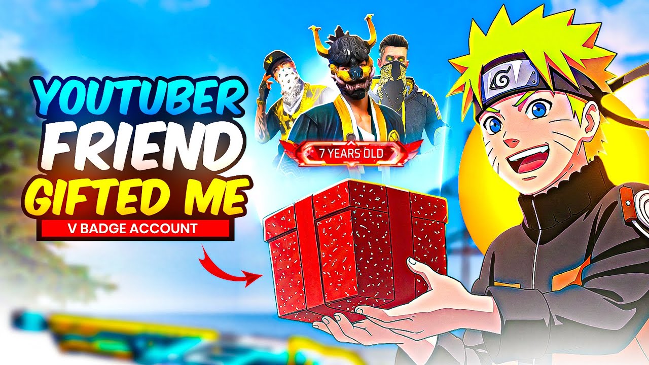 My Youtuber Friend Gifted Me 😲 Rare 7 Years Old Golden Account 😱 Worth ₹1 Crore | Garena Free Fire