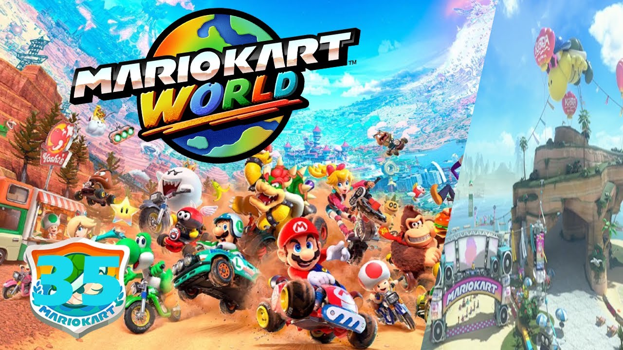 MarioKart World part 35/Having a nice drive with Daisy!