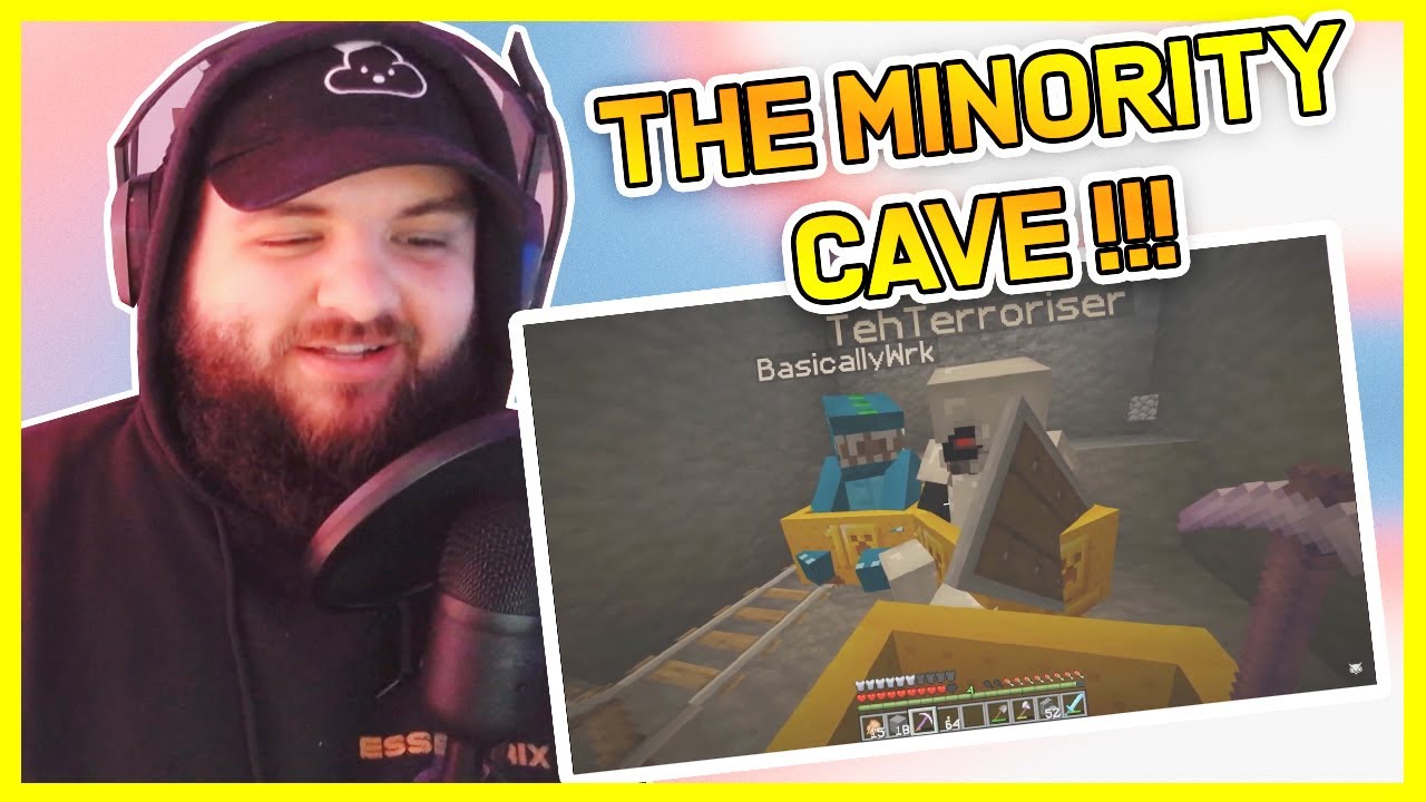 Пещера меньшинства Minecraft Vanoss Crew!!! Реакция