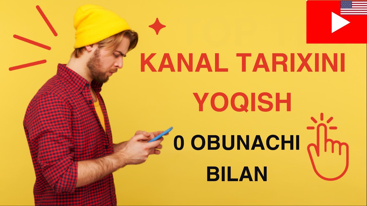 Kanal Tarixini Yoqish 0 obunachi bilan