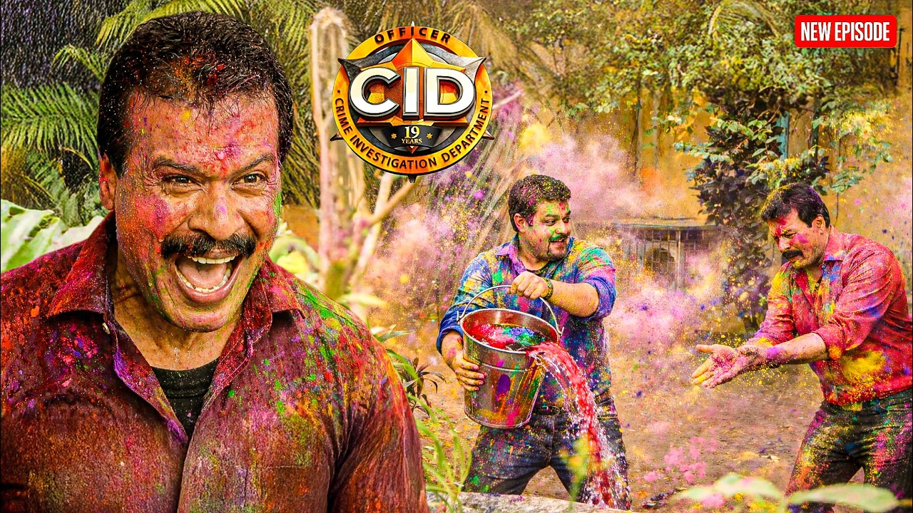 फ्रेडी और पंकज ने मिशन छोड़कर होली खेली। || CID || Latest Episode ||