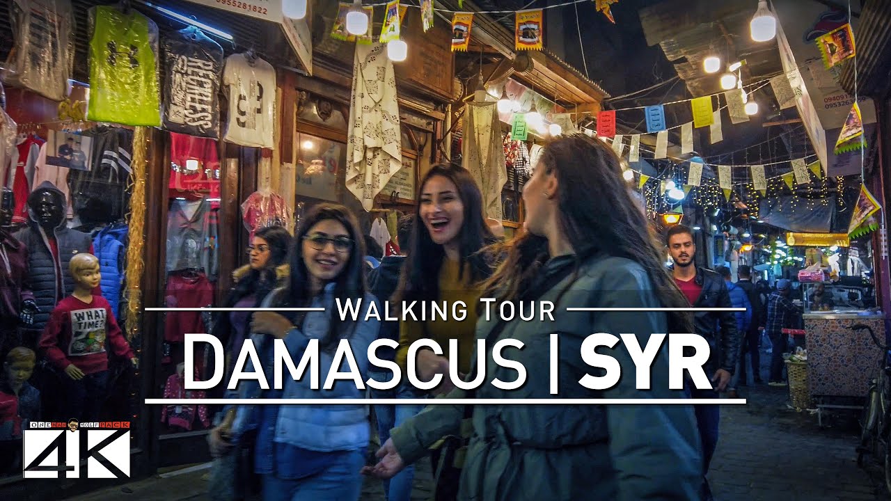 【4K】🇸🇾 Walking Through Damascus - SYRIA 2020 🔥 Capital City Tour Guide 🔥 Street Scenes UNCUT