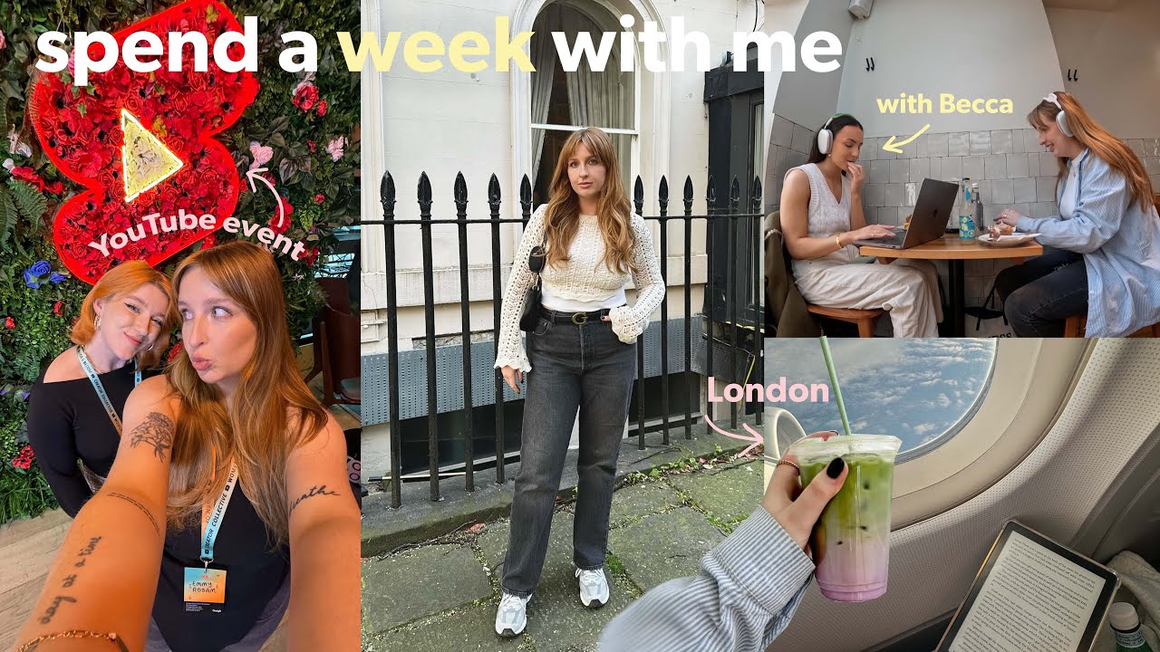 Spend a week with me ✨ doing bookish things & London trip with YouTube