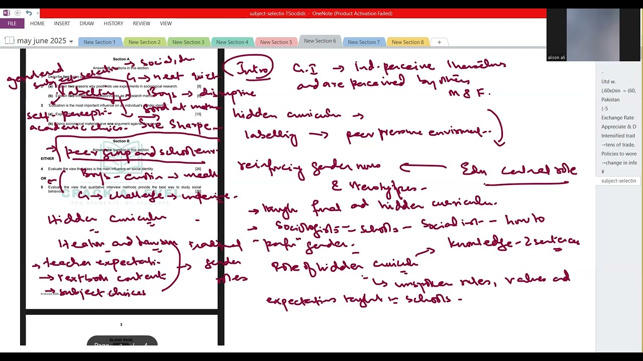 9699/12 AS Sociology Feb Mar 25 Solved Part 1