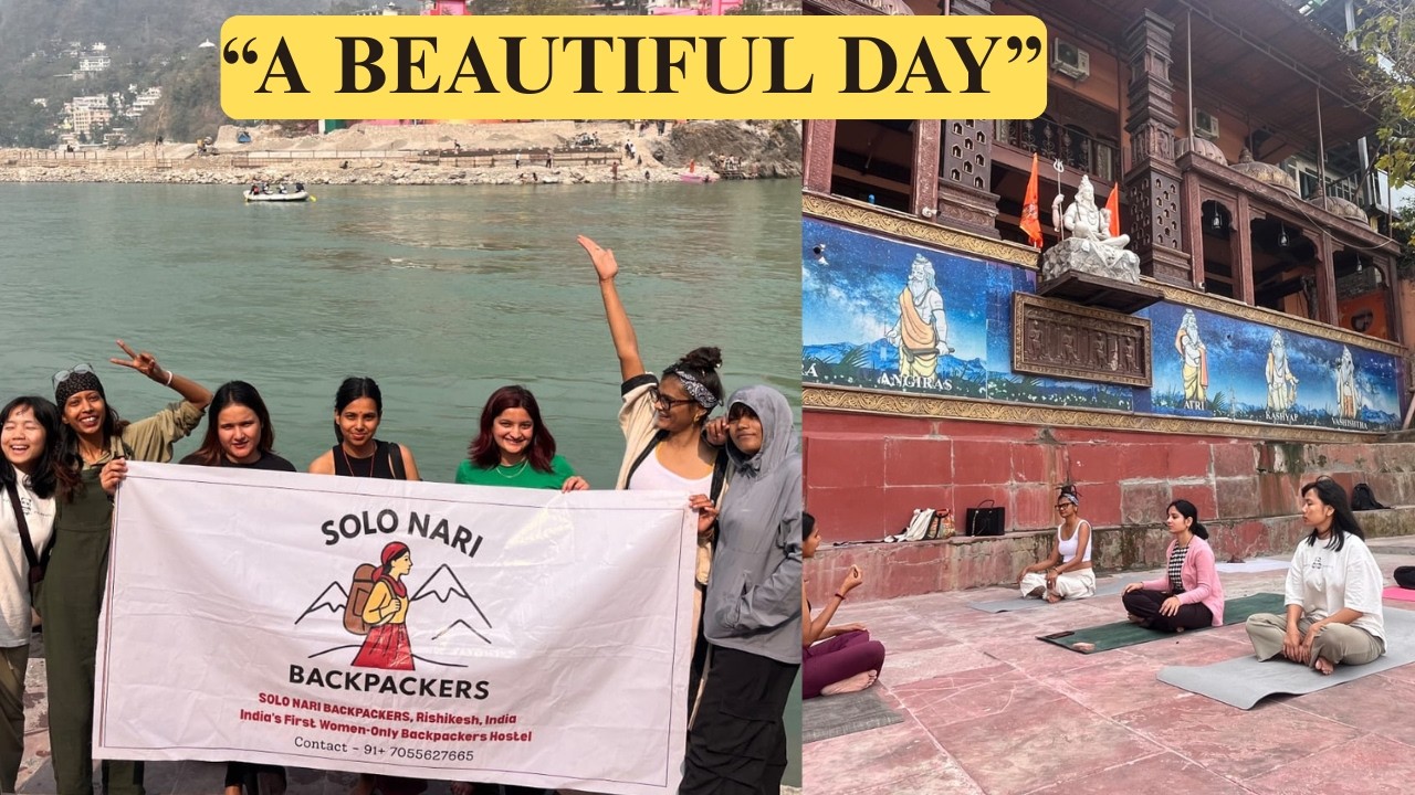 Women’s Day at the Hostel | Yoga, Healing & Roses in Rishikesh