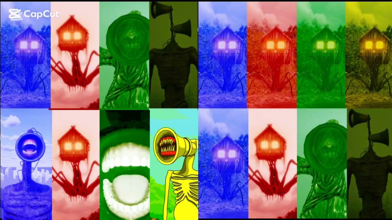 SIREN HEAD: Mega battle      #sirenhead  #megabattle  #horrorvideo  #foundfootage  #creepyencounters