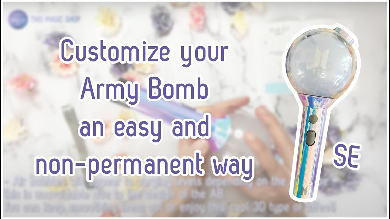 This Magic Shop - Army Bomb SE Skin Tutorial, Decoration, Decor, Sticker, custom, customising