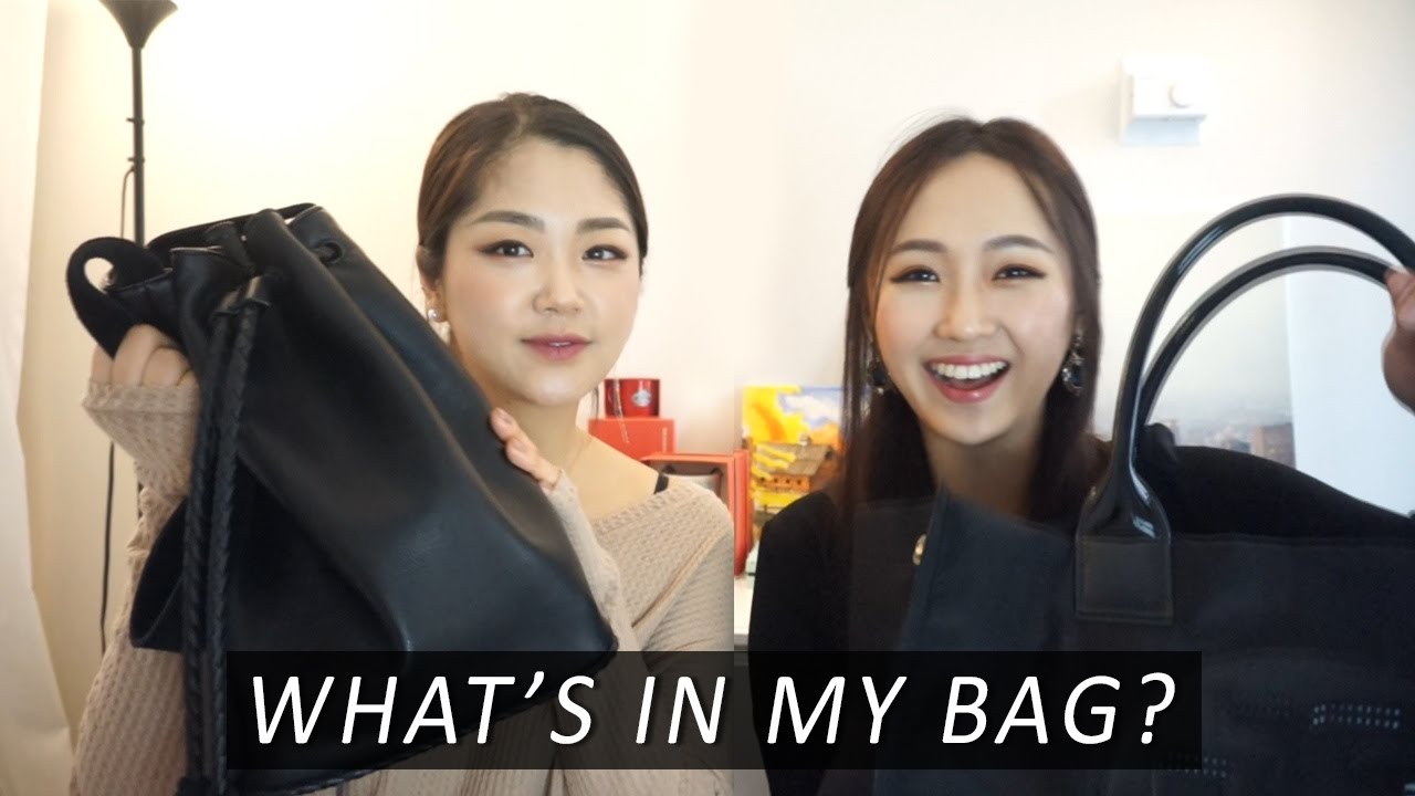 What's In My Bag? (feat. 꿀팁대방출)ㅣ파우치&지갑&신분증사진&캐나다돈&대학생바인더