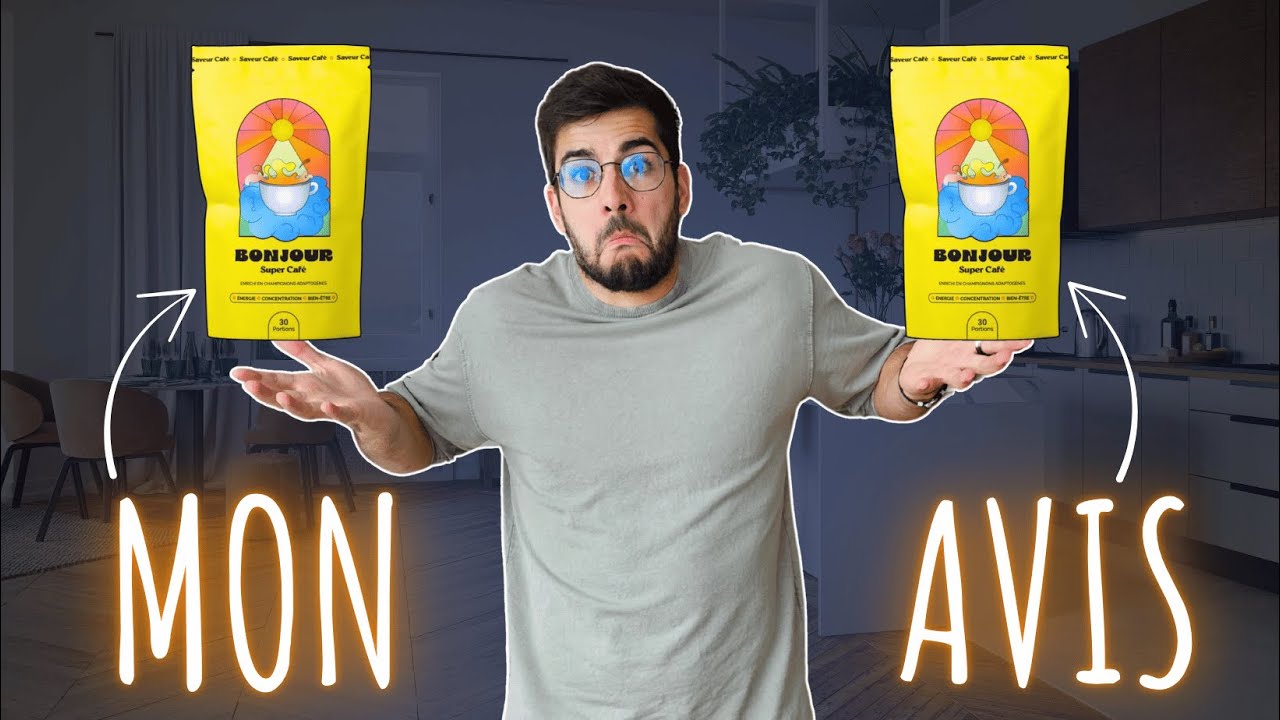 Mon avis honn&ecirc;te sur BONJOUR DRINK apr&egrave;s 14 jours de consommation (champignons adaptog&egrave;nes)