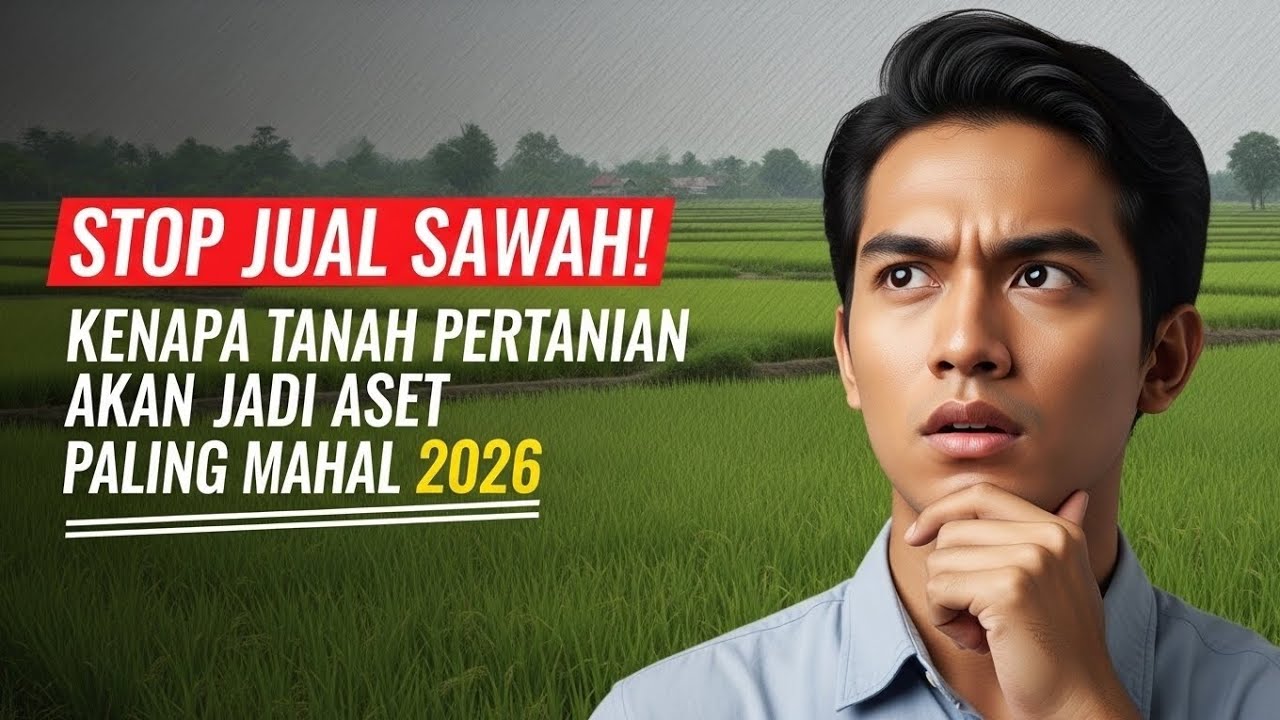 STOP JUAL SAWAH! KENAPA TANAH PERTANIAN AKAN JADI ASET PALING MAHAL 2026