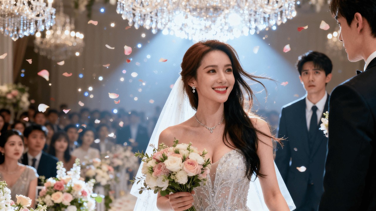 婚禮前一天，未婚夫要陪青梅竹馬領證。她轉身和暗戀自己多年的CEO領證結婚。當他追到機場，她正和新郎熱吻：“謝謝你的拋棄，讓我找到真愛。”#短剧 #drama #情感#爽剧#短劇 #短剧全集