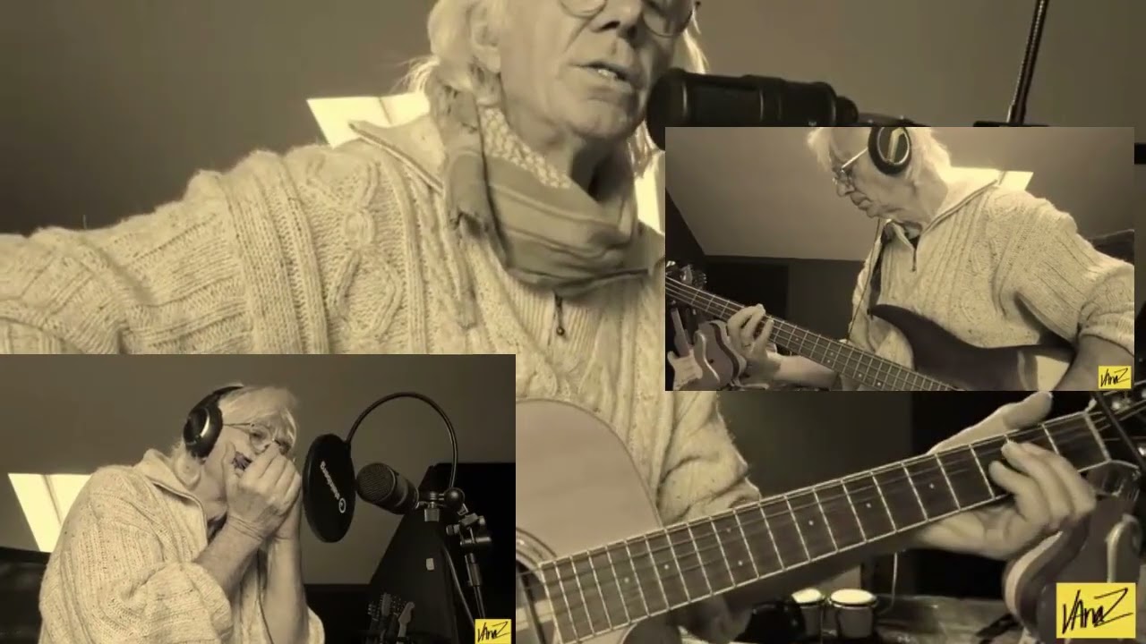 Biko - Peter Gabriel - adaptation libre - guitare - harmo -chant - basse