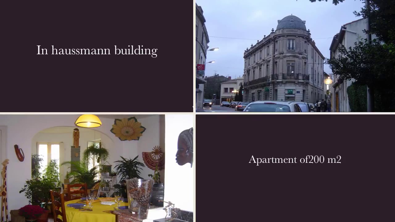 Haussmann apartment for sale Lezignan Corbieres in Aude - Announcement real estate #Immovitrine