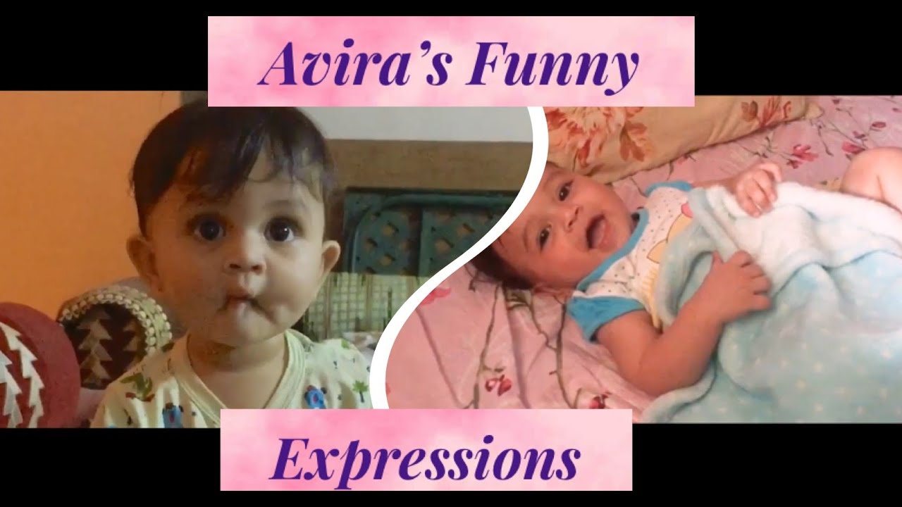 Funny expressions of 6 months baby | Avira Adorable|  Adorable Baby doing funny things