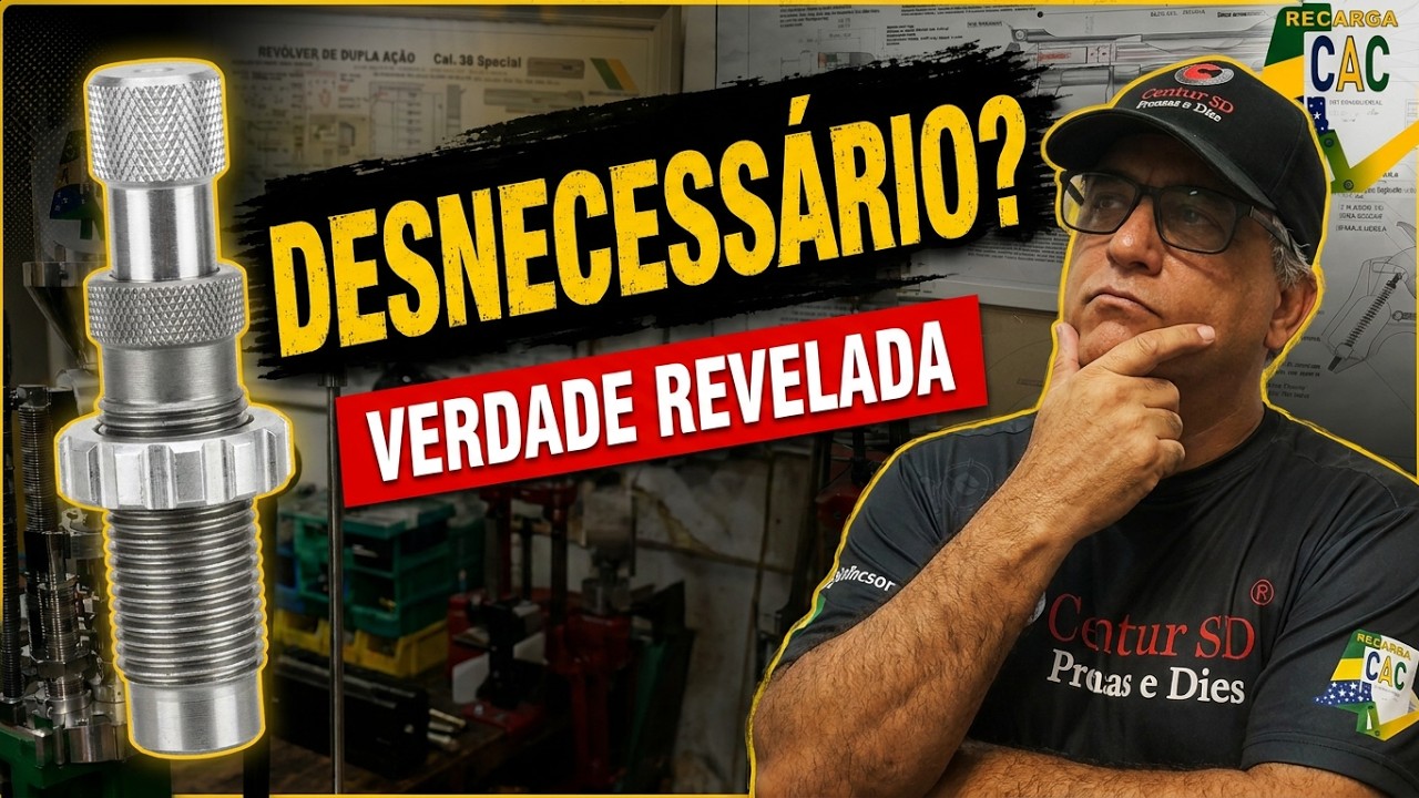 É mesmo necessário utilizar o 4° Die ( Factory Crimp ) para recarregar o 9 milímetros ?