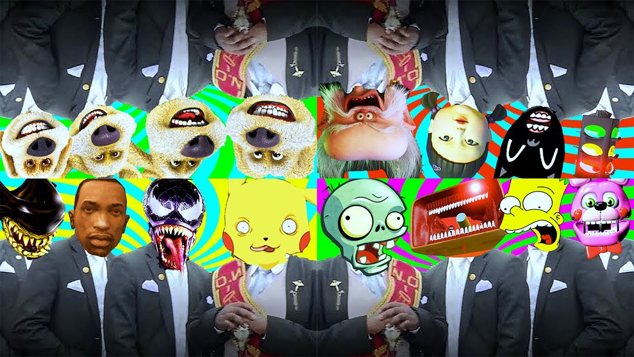 SCARY Coffin Dance MEGAMIX - Plants vs Zombies & MEGAHORN (Remix)
