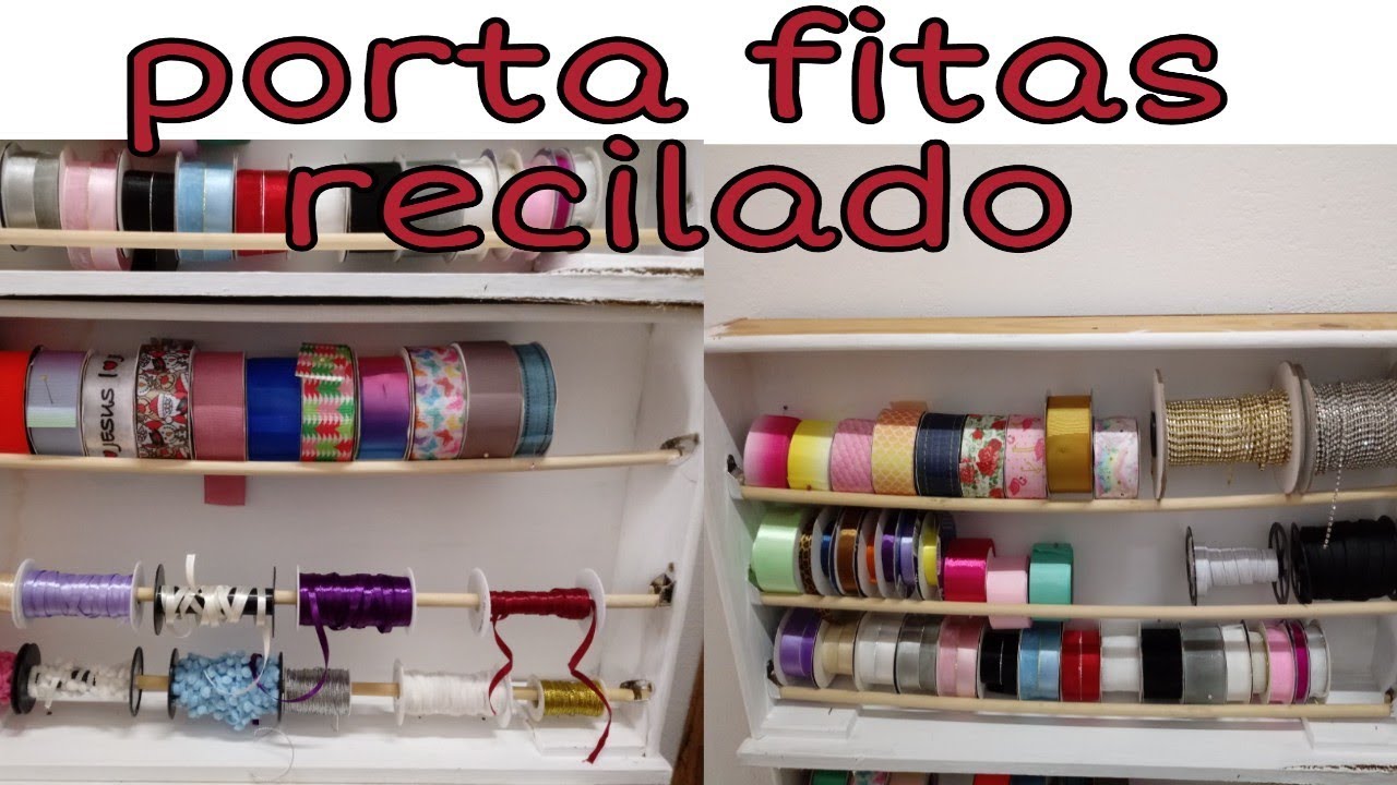 Porta fitas reciclado