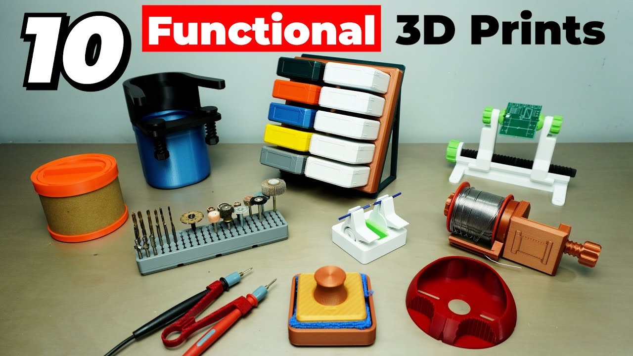 10 USEFUL Things to 3D Print