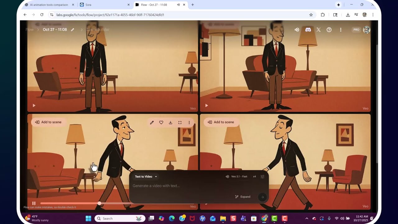 Creating Cinematic Animation with AI: ChatGPT, Sora, and VEO3 in Action